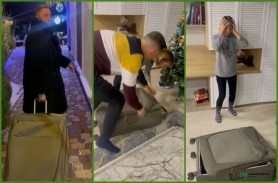 Lacrimi de bucurie în familia lui Emilian Crețu. Ce cadou i-a adus mamei sale